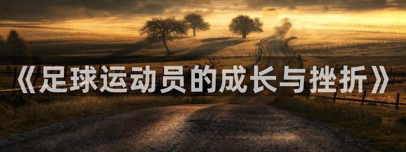 黑白体育软件：《足球运动员的成长与挫折》